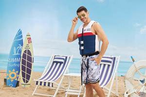 TP-Q0142 Hàn Quốc phong cách cuộc sống vest cuộc sống màu đỏ áo khoác NBR Neoprene + EPE chaleco salvavi Hot Bán giải trí cuộc sống vest áo khoác thương hiệu - Product Image 6