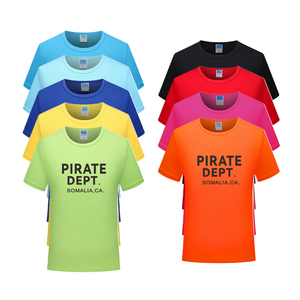 Wholesale Promotional Custom T-Shirts 100% Polyester Blank Sublimation Shirts Short Casual Solid Plain White T-Shirt Printing