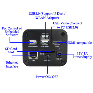 <span class=keywords><strong>Microscope</strong></span> numérique d'inspection industrielle X7CAM4K Série 3840*2160 4K pour l'école, la bijouterie et la soudure - Product Image 2