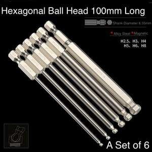 Tournevis magnétique à tête hexagonale de qualité industrielle BROPPE, embout en acier allié au <span class=keywords><strong>chrome</strong></span>-vanadium, manche en aluminium, ISO9001 - Product Image 3
