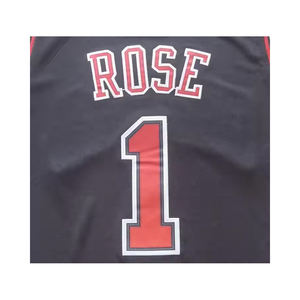 Camiseta de Baloncesto para Hombre <span class=keywords><strong>Scottie</strong></span> Pippen Roja, Talla Grande, de la Mejor Calidad, 100% Poliéster, Bordada, de Secado Rápido y Cosida - Product Image 6