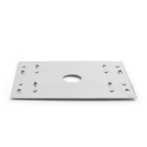 Système de montage solaire, plaque de fixation à double pointe, acier galvanisé à chaud, plaque de mise à la terre pour installation photovoltaïque - Product Image 1