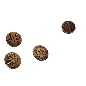 10 قطع من البراغي المعدنية البرونزية لتثبيت الجينز والملابس للرجال والنساء - Product Image 1