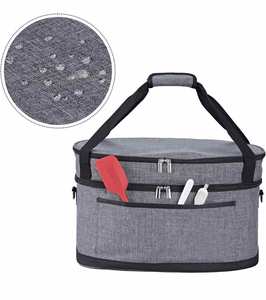 Bolsa Térmica para Picnic Personalizada OEM, Bolsa de Transporte Ligera de Gran Capacidad para Olla de Cocción Lenta, Directo de Fábrica - Product Image 6