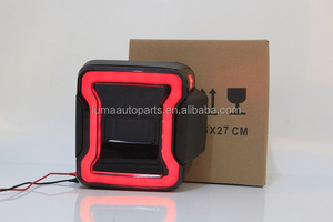 ไฟท้ายรถยนต์ LUMA รุ่นใหม่ 4x4 สีแดงและสีรมควัน สำหรับรถจี๊ปแรงเลอร์ JK ปี 2007-2017 อัพเกรดเป็นรุ่น <span class=keywords><strong>JL</strong></span> - Product Image 4