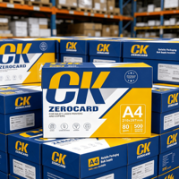 Papel de Impresión para Oficina ZEROCARD, Precio Económico de Fábrica, 70gsm 80gsm, Pulpa de Madera Virgen, Envío Rápido, Venta al Por Mayor OEM