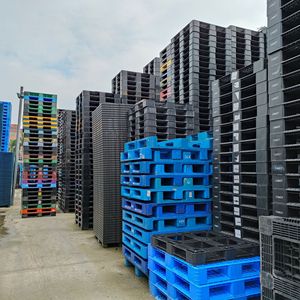 พาเลทพลาสติก Nuotian Plastics ขนาด 1000x600x50 มม. 1000x800x145 มม. แบบสี่ทางเข้า วัสดุ PEPP สำหรับคลังสินค้า โลจิสติกส์ และการส่งออก - Product Image 5