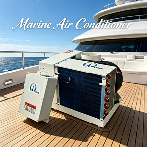 <span class=keywords><strong>Aire</strong></span> <span class=keywords><strong>Acondicionado</strong></span> Marino Autónomo Chlee para Barcos, 3500-6000 Btu, DC 12V, Refrigerado por Agua, para Yates, R-410A, Ecológico - Product Image 1