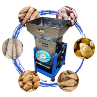Machine multifonctionnelle électrique pour râper le manioc et fabriquer une pâte d'amidon, en acier inoxydable, pour pommes de terre, patates douces et tubercules de taro