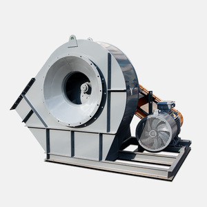 Y/G4-73C Centrifugal <b>Fan</b> Industrial Boiler Draft <b>Fan</b> High Volume Duct <b>Fan</b> Steel Construction AC Motor <b>Silver</b> Color - Product Image 1