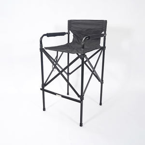 Sedia Pieghevole Telescopica Professionale per Saloni di Bellezza e Barbieri, per Truccatori, Costruzione in Metallo Resistente - Product Image 3