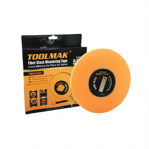 Toolmak Fiber Glass <b>Measuring</b> <b>Tape</b> 50m 165ft Heavy Duty Construction Use - Product Image 2