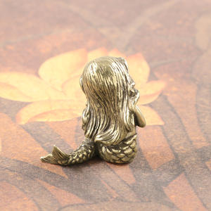 งานฝีมือจากโลหะทองเหลืองสำหรับตกแต่งแนวนางเงือกสุดสร้างสรรค์ - Product Image 2