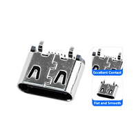 Haute qualité Type C 16 broches femelle USB 2.0 5A 20V montage vertical SMT 5.5/6.0/6.5/6.8/7.4mm connecteur de hauteur