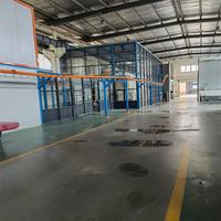 Ligne de revêtement automatique de poudre de porte coupe-feu Machines industrielles de revêtement des métaux Solutions électrostatiques pour la fabrication de porte