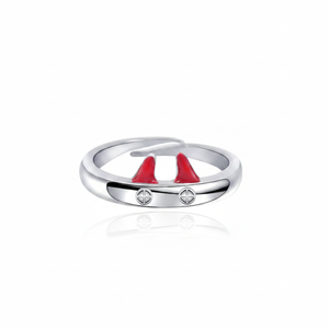 Anillo de Personaje con Diseño de Demonio de Sangre, Estilo Anime, Accesorios de Joyería - Product Image 1