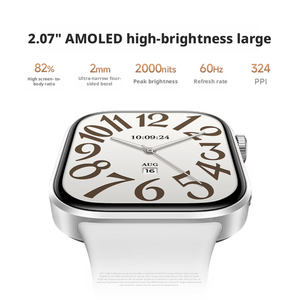นาฬิกาอัจฉริยะ Red//<span class=keywords><strong>mi</strong></span> Watch 5 รุ่นดั้งเดิม, หน้าจอ AMOLED 2.07 นิ้ว, แบตเตอรี่ใช้งานได้ <span class=keywords><strong>11</strong></span> ถึง 30 วัน, กันน้ำระดับ 5ATM - Product Image 2