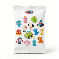 Sachet en plastique thermoscellable imprimé sur mesure avec motif de dessin animé pour l'emballage de bonbons, biscuits, chocolats et autres collations pour enfants