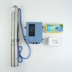 Pompe à eau photovoltaïque SUOU OEM sans balais à haute pression pour puits profonds, avec turbine pour l'irrigation des terres agricoles peu profondes - Product Image 1