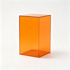 Exhibidor de Ropa y Zapatos Transparente de Acrílico, Portátil y Reciclable, Cuadrado, para Mesa, Mueble de Exhibición para Boutique - Product Image 1