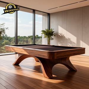 Nouvelle <span class=keywords><strong>table</strong></span> de billard professionnelle en bois de chêne au design populaire, chef-d'œuvre haut de gamme, <span class=keywords><strong>table</strong></span> de billard de luxe et personnalisée avec plateau de ping-<span class=keywords><strong>pong</strong></span> - Product Image 1