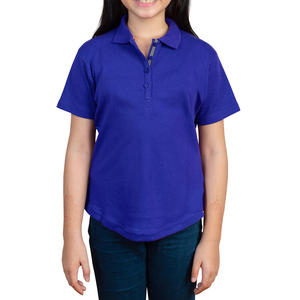 Polo de Punto para Niñas Neat Choice, 100% Algodón, Ropa Casual con Ajuste Cómodo y Líneas Elegantes - Product Image 4