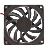 Ventilateur de refroidissement Axial en plastique, silencieux 50mm 80x80x15mm, 5V/12V /24V DC, 8015