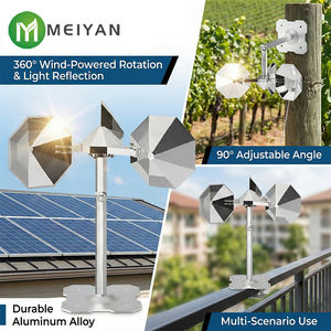 360 °   Répulsif d'Oiseaux Rotatif Réfléchissant pour Extérieur, Dissuasif Rotatif Réfléchissant qui Éloigne les Pigeons, les <span class=keywords><strong>Moineaux</strong></span> et les Oiseaux de la Forêt - Product Image 6