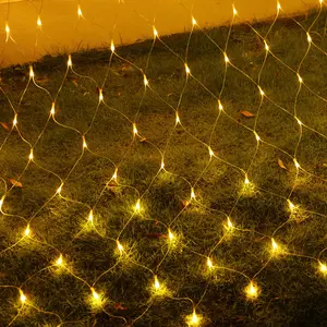 Led Outdoor Indoor Netto Licht Guirlande Gordijn Kerst Fairy Decoratieve Licht Wedding Party Binnenplaats Mesh String Light