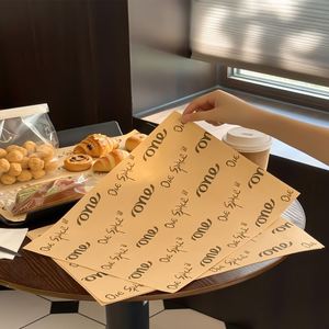 Customized Food Grade Disposable Grease Proof Waterproof Baking <b>Paper</b> Biodegradable Packaging for Bakery Cheese Cakes - Product Image 4
