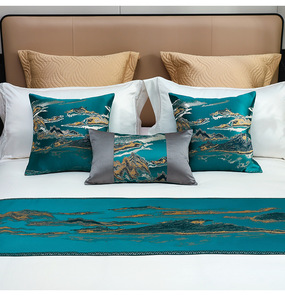 Summer Anne's Luxury Classic Bed Tail Toalla Hotel Decoración Bed Runner - Product Image 2