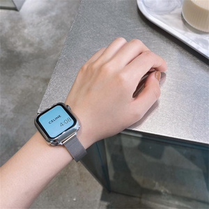 Boîtiers de montre intelligents en TPU souple pour iwatch 40mm 38mm boîtier de montre <span class=keywords><strong>Apple</strong></span> de luxe en galvanoplastie 44mm 42mm série 7 6 5 4 <span class=keywords><strong>3</strong></span> se - Product Image 4