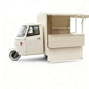 Camion de restauration mobile électrique économique, sur mesure, pour fruits, couleur et taille personnalisables, design luxueux et tendance, double évier avec robinet - Product Image 1