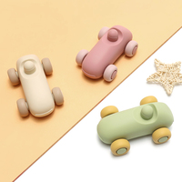 Juguete Sensorial Montessori de Silicona Suave para Coche, Libre de BPA, para Niños de 2 a 4 Años, 0-24 Meses, Unisex, Educativo, 3 Colores, Color Personalizado