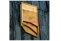 Nichoir pour chauves-souris en bois massif pour jardin extérieur, avec design écologique pour la lutte contre les moustiques et les nuisibles