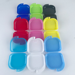 Boîte de rangement dentaire portable avec trous pour usage domestique, petite boîte à dents, équipement de thérapie buccale pour adultes - Product Image 2