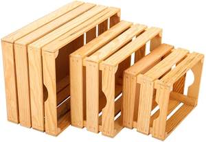 Caisse en bois de nid rustique inachevé, décoration de style ferme, pour affichage décoratif <span class=keywords><strong>vintage</strong></span>, vente en gros, - Product Image 5