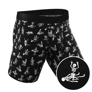 Calzoncillos bóxer de lujo CELINNE para hombre, suaves y cómodos, con bolsa de soporte, de micromodal y elastano sin costuras - Product Image 3