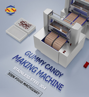 2024 entièrement automatique gelée de fruits bonbons mous faisant la machine gélatine pectine gelée molle ligne de production de bonbons gommeux