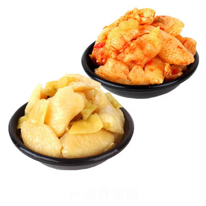 Collations décontractées épicées Collations braisées au goût de <span class=keywords><strong>citron</strong></span> aigre et épicé Pieds de <span class=keywords><strong>poulet</strong></span> sans os 68g/sachet - Product Image 4