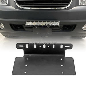 Supports Accessoires Support de plaque d'immatriculation Support de pare-chocs avant Barre lumineuse LED <span class=keywords><strong>pour</strong></span> travaux Automobile Plaques de conduite - Product Image 6