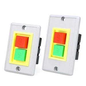 Interruptor de Botón Pulsador QKS2-5 Cuadrado de Plástico Aislado de Presión, AC380 5A, para Arranque/Parada de Motor - Product Image 2