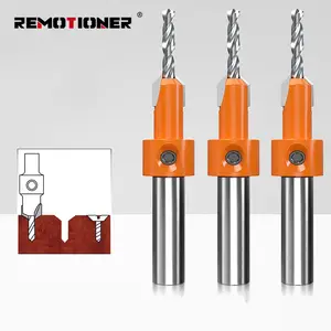 90度倒角阶梯螺孔钻具可调木工刳刨机钻头高速钢埋头钻头