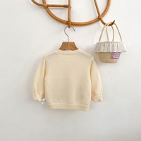 Suéter de Punto 100% Algodón Natural para Bebé, Marca Privada, Diseño Rama de Olivo, Conjunto de Ropa para Niños