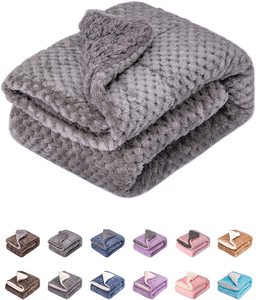 New Warm Throw Soft Plush Fuzzy Fluffy <strong>Personalised</strong> Embroidered <strong>Baby</strong> <strong>Blanket</strong> for Boy and Girl - Product Image 2