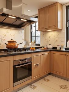 Meubles de <span class=keywords><strong>cuisine</strong></span> verts sur mesure, design <span class=keywords><strong>moderne</strong></span> et minimaliste, armoires de <span class=keywords><strong>cuisine</strong></span> modulaires à finition brillante avec comptoir en quartz - Product Image 2