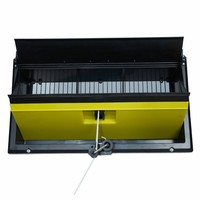 Fenêtre de ventilation noire en ABS/PP pour poulaillers et fermes d'élevage, capot de pare-soleil latéral, plaque de guidage de flux d'air