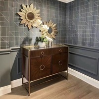 Armoire décorative moderne en bois personnalisable pour usage commercial et bureautique