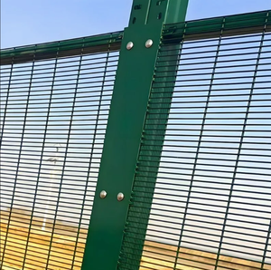 Clôture de jardin anti-escalade, clôture de sécurité, <span class=keywords><strong>palissade</strong></span> Hebei 358, panneau Clear Vu carré, acier galvanisé, hauteur 8 pieds, marque Muyuan - Product Image 2