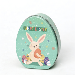 Lata <span class=keywords><strong>de</strong></span> Dulces <span class=keywords><strong>de</strong></span> Pascua, <span class=keywords><strong>Caja</strong></span> <span class=keywords><strong>de</strong></span> Hojalata con Forma <span class=keywords><strong>de</strong></span> Huevo Plano <span class=keywords><strong>de</strong></span> Conejito <span class=keywords><strong>de</strong></span> Pascua, Empaque <span class=keywords><strong>de</strong></span> Chocolate, Exquisita Lata Ovalada Plana <span class=keywords><strong>de</strong></span> Conejito <span class=keywords><strong>de</strong></span> Pascua - Product Image 6